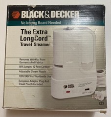Black & Decker Travel Steamer Extra Long Cord