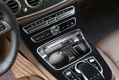 iJDMTOY Exact Fit Cup Holder Mercedes W205 C, X205 GLC, W213 E-Class, Black