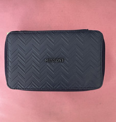 Missoni x Delta Airlines Exclusive Travel Case – Zippered Pouch, Chevron Pattern