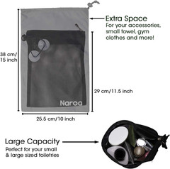 Waterproof Multifunctional Toiletry Shower Bag for Gym, Travel, Business and Fol