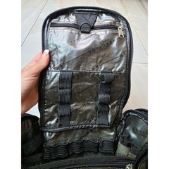 Kenneth Cole Reaction Hanging Toiletry Bag Black Nylon Travel Organizer Case A5