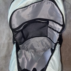 adidas Black White Backpack Medium Zip Closure Adjustable Straps Inner Pockets