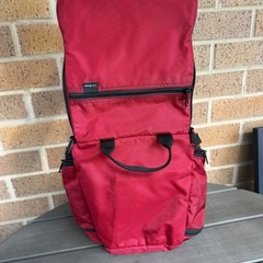LL Bean Traveler Toiletry Bag Ref Hanging Organizer Zip Removable Mesh Insert