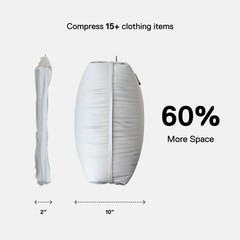 Travel Vacuum Bags with Pump Compression Storage 15+ Items