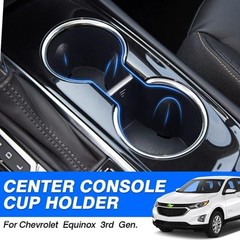 Autorder Cup Holder Inserts for Chevy Equinox 2018-2024, Black