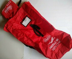 KiddiGo Stroller Gate Check Bag/Backpack Red 18&Prime; x 18&Prime; x 33&Prime;