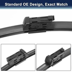 1 Pair 22&Prime;+22&Prime; Front Windshield Wiper Blade for VW Beetle 2011-2019