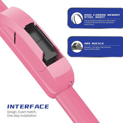 OEM QUALITY 22&Prime; + 22&Prime; Premium All-Seasons Durable Stable and Quiet Pink Windshie
