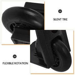 2pcs Universal Replacement Luggage Wheels Swivel Casters For Suitcase Travel