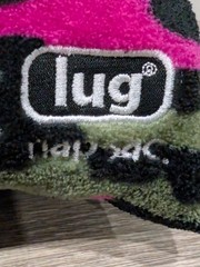Lug Nap Sac Blanket + Pillow 2-in-1 Set Green Pink Camo Travel