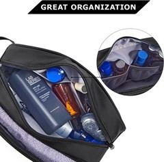 Toiletry Bag for Men, Travel Toiletry Organizer Dopp Kit Water-resistant Shav…