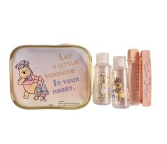 Disney Winnie The Pooh Mini Travel Toiletry 5 pc Set Toothbrush Comb Cute Bear