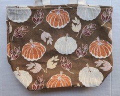 Fall Collection Tote Bag – 23&Prime; x 18&Prime; x 9&Prime; – Fall Colors – Cotton & Polyester