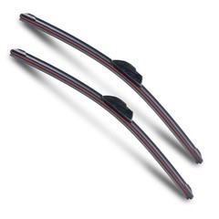 Premium AllSeason Windshield Wiper Blades 26 & 18&Prime; for U/J Hook Set of 2&Prime;