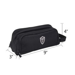 Travel Organizer, Men Grooming Storage Bag with Two Compartments for Electron…