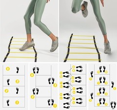 1 Kit Agile Nylon Flexibility Ladders Sport Football Gym Legs (Ester Shipping