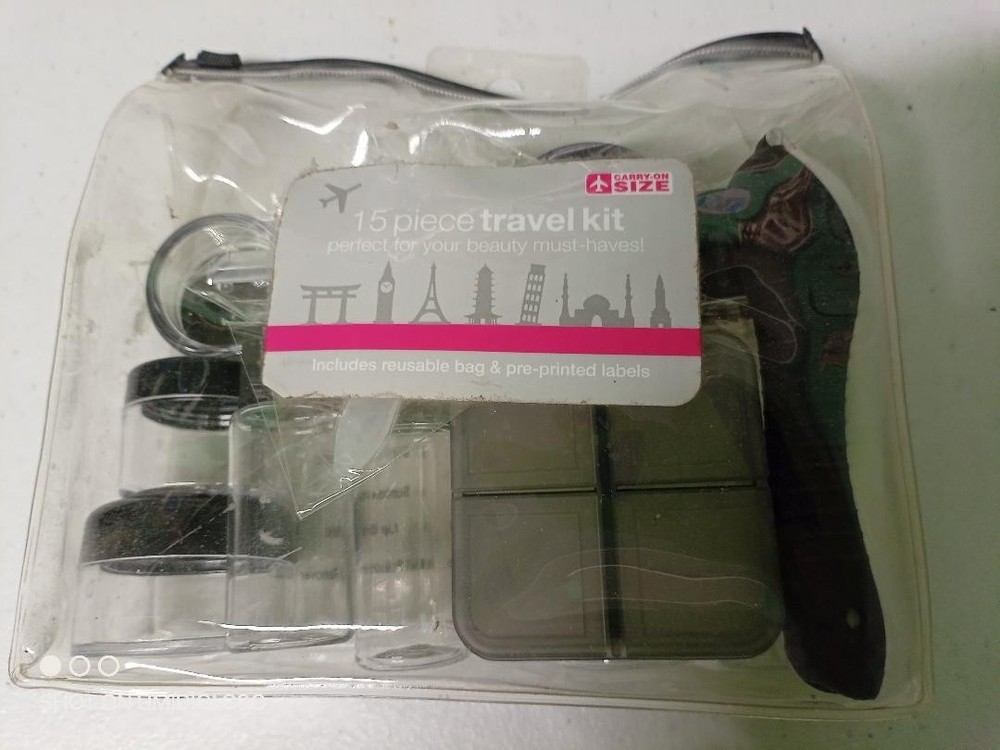 CVS 15-Piece Travel Kit, Carry-On Size, TSA-Approved