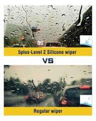 5 PLUS Silicone 22 Inch Wiper Blades 2 Pack for Chevy/GMC Trucks 2008-2013