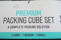Gforce Premium Packing Cube Set (3 Piece Set)