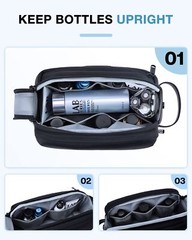 BAGSMART Toiletry Bag for Men, Large Travel Toiletry Organizer, Dopp Kit Wate…