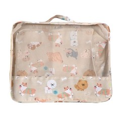Dream Travel 7 piece Storage Bag Set Packing Cubes Luggage Organizer Puppy Print