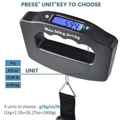 Travel Portable Digital Luggage Scale – Weighs Up to 50kg for Easy Travel Handy