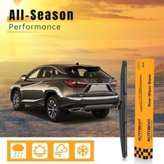 16&Prime; Rear Wiper Blade Replacement for Lexus RX350 RX450h RX350L