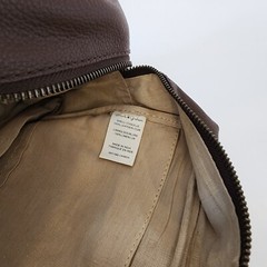 Mark & Graham Chocolate Everyday Leather Travel Bag Pouch NWOT Free Ship « C/H »
