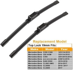 2 wipers Replacement For Benz 2008-2014 W207 W212 W218 W204 Class C250 C300