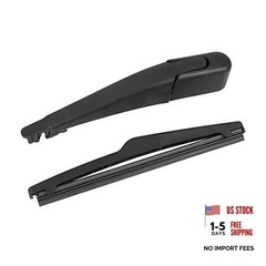 Rear Windshield Wiper Blade Arm Set 185mm 7 Inch for Mercedes-Benz Fortwo