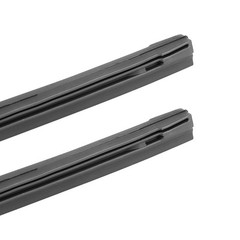 2pcs 650mm 26inch 8x10mm 3 Section Rubber Windshield Wiper Blade Refills for Car