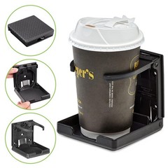 Spurtar 2pcs Boat Cup Holder Suitable for 100 × 100 × 23 mm, Black-Upgraded